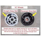 Jake’s Club Car Precedent Hydraulic Front Disc Brake Kit w/ Long Travel  UTVS0120719