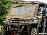 SuperATV Can-Am Defender HD5 MaxDrive Power Flip Glass Windshield  UTVS0122897-MAIN