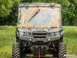 SuperATV Can-Am Defender HD5 MaxDrive Power Flip Glass Windshield  UTVS0122897-MAIN
