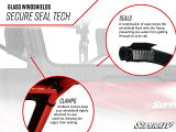 SuperATV Can-Am Defender HD10 Glass Windshield  UTVS0123015