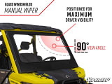 SuperATV Can-Am Defender HD10 Glass Windshield  UTVS0123015