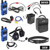 Rugged Radios NASCAR Driver and Crew Chief Racing Kit with R1 Radios  UTVS0123333