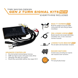 RAVEK Can-Am Defender Auto Cancel Turn Signal Kit with Signature Lights  UTVS0116782