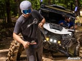 SuperATV Can-Am Defender HD8 Heavy Weight Winch-Ready Front Bumper  UTVS0127005-MAIN