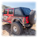 Turn Offroad 2007-2018 Jeep Wrangler JK Unlimited Bolt On 2 Piece Fastback Hard Top (4 Door)  UTVS0127258