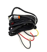 Baja Designs Universal Squadron 2.0 4-Pin Deutsch On/Off 1-Light with Backlight Harness (150W Max)  UTVS0128849