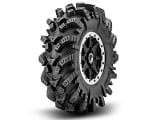 SuperATV Intimidator Tires 32x10x14 on 14" Healy Lock Series Wheels 4/156 Pattern INT321014-WHL1564147BL#AA