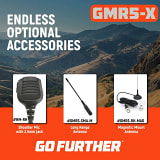 Rugged Radios GMR5-X Waterproof w/ XL Battery 5W GMRS Handheld Radio (2-Pack)  UTVS0131310-MAIN
