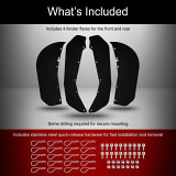 Tusk Can-Am Maverick X3 Quick Release Fender Flare Kit  UTVS0132173