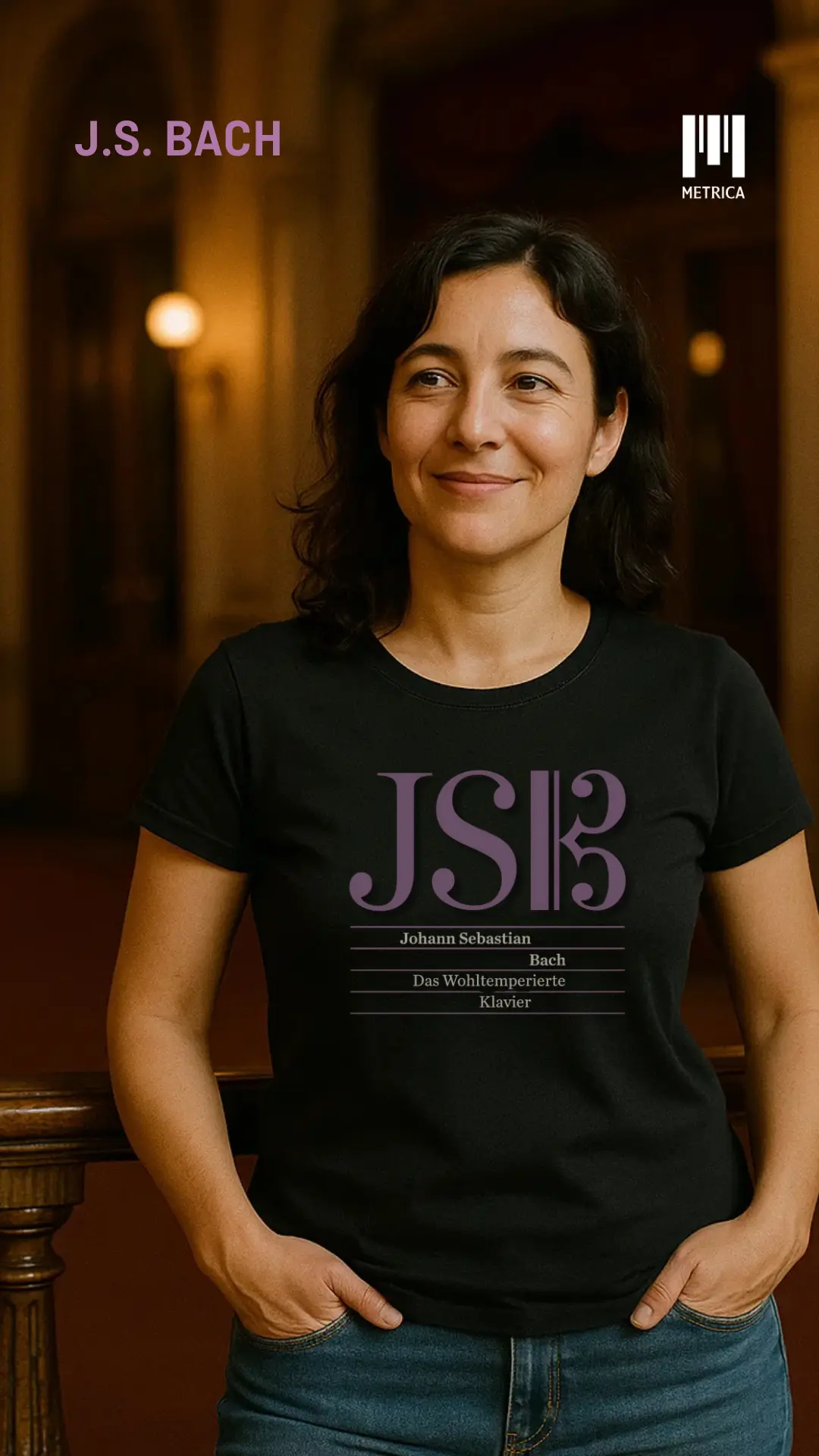 Remera Bach Mujer
