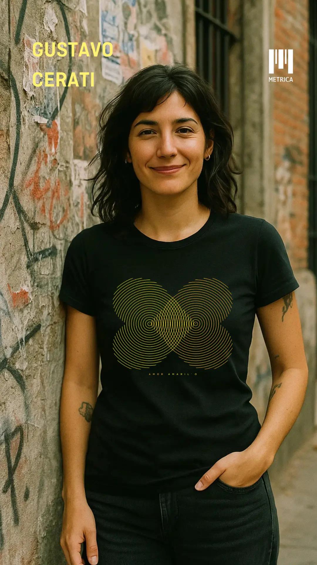 Remera Gustavo Cerati Mujer