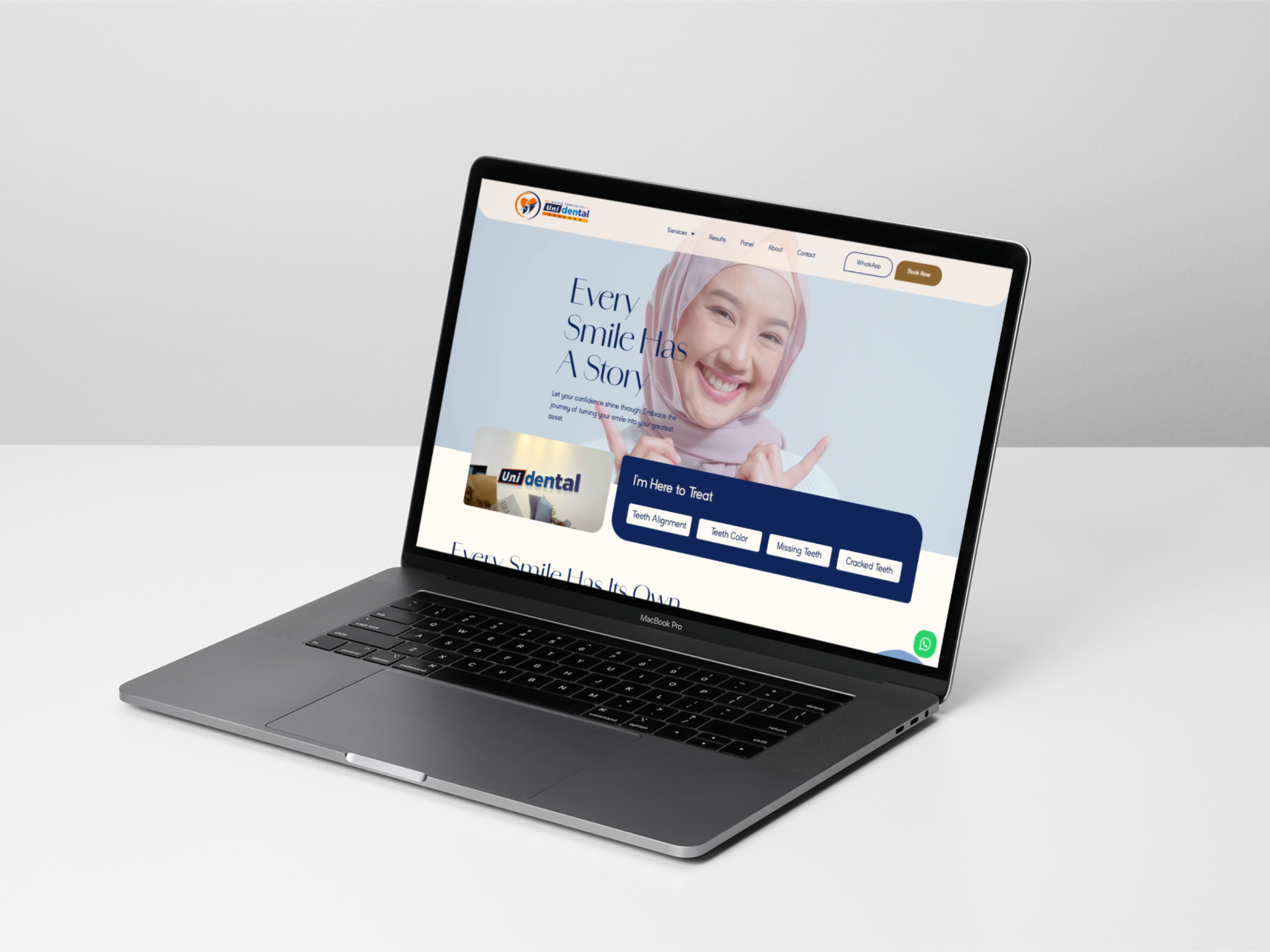 U.N.I Dental Krubong — Website Design Case Study