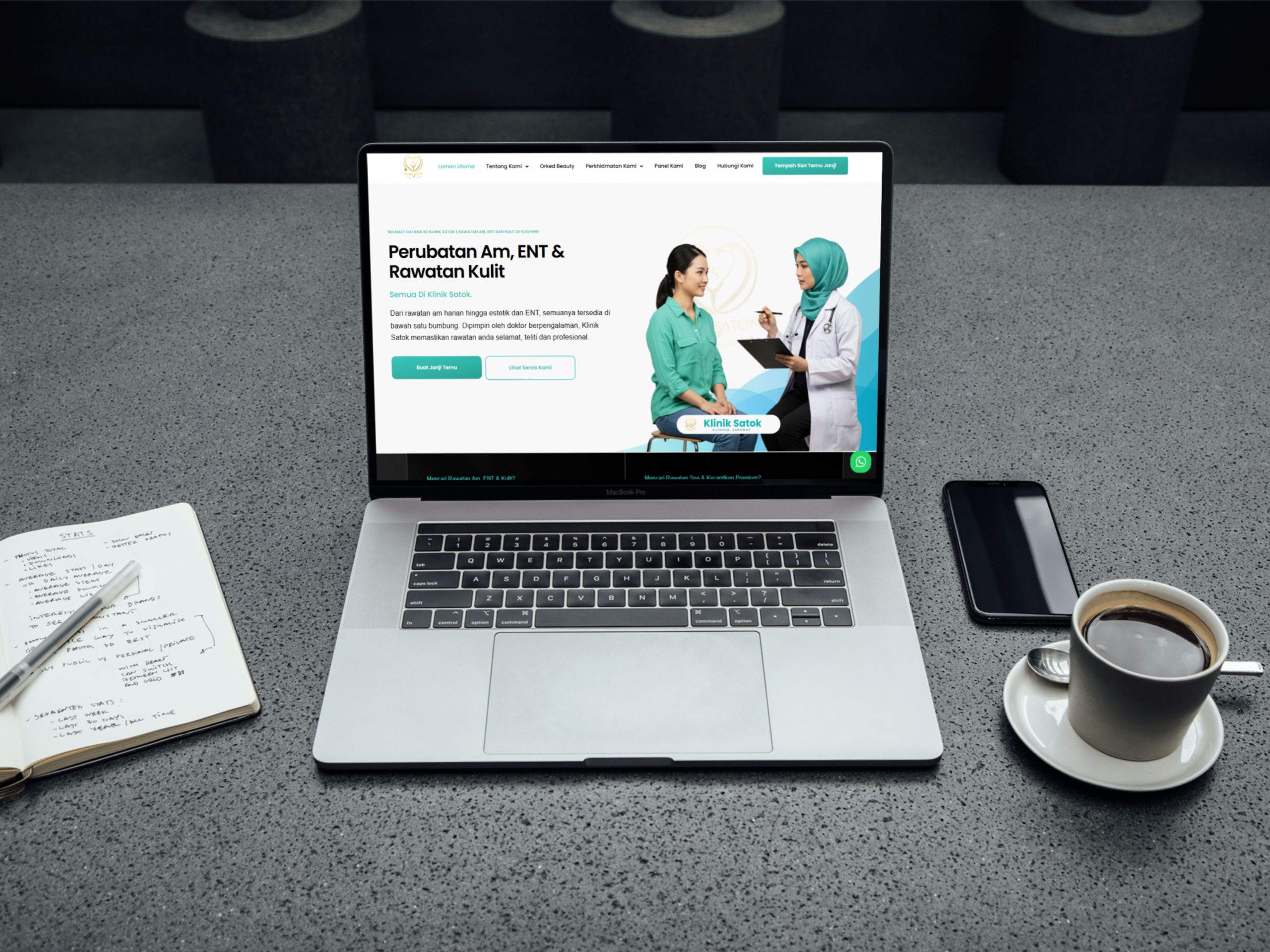 Klinik Satok — Website Design Case Study