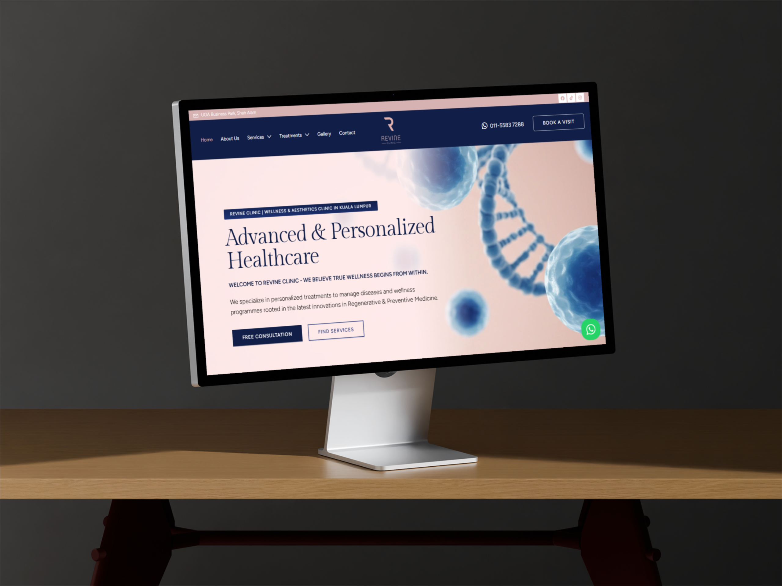 Revine Clinic — Website Design Case Study