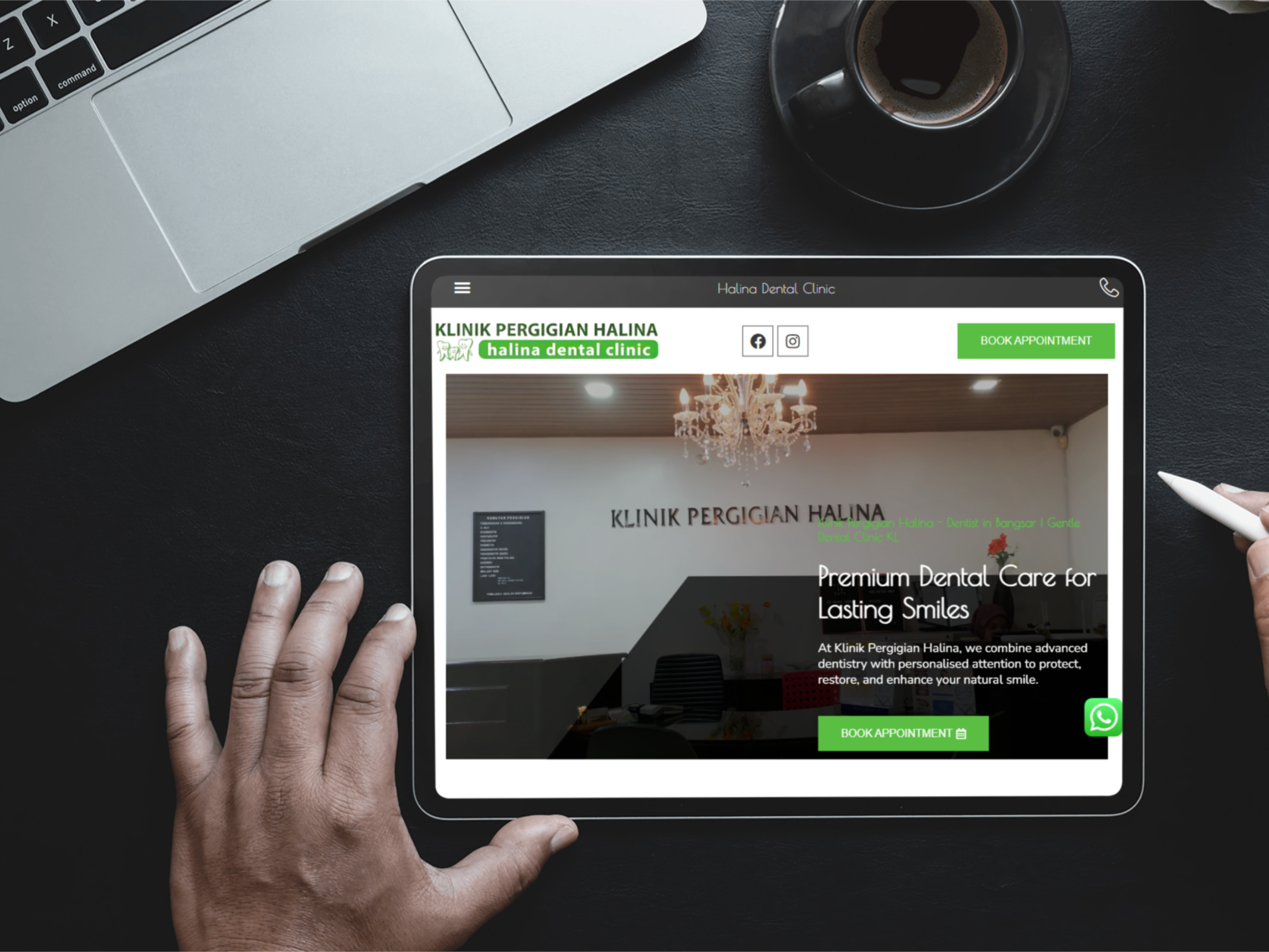 Halina Dental (Klinik Pergigian Halina) — Website Design Case Study