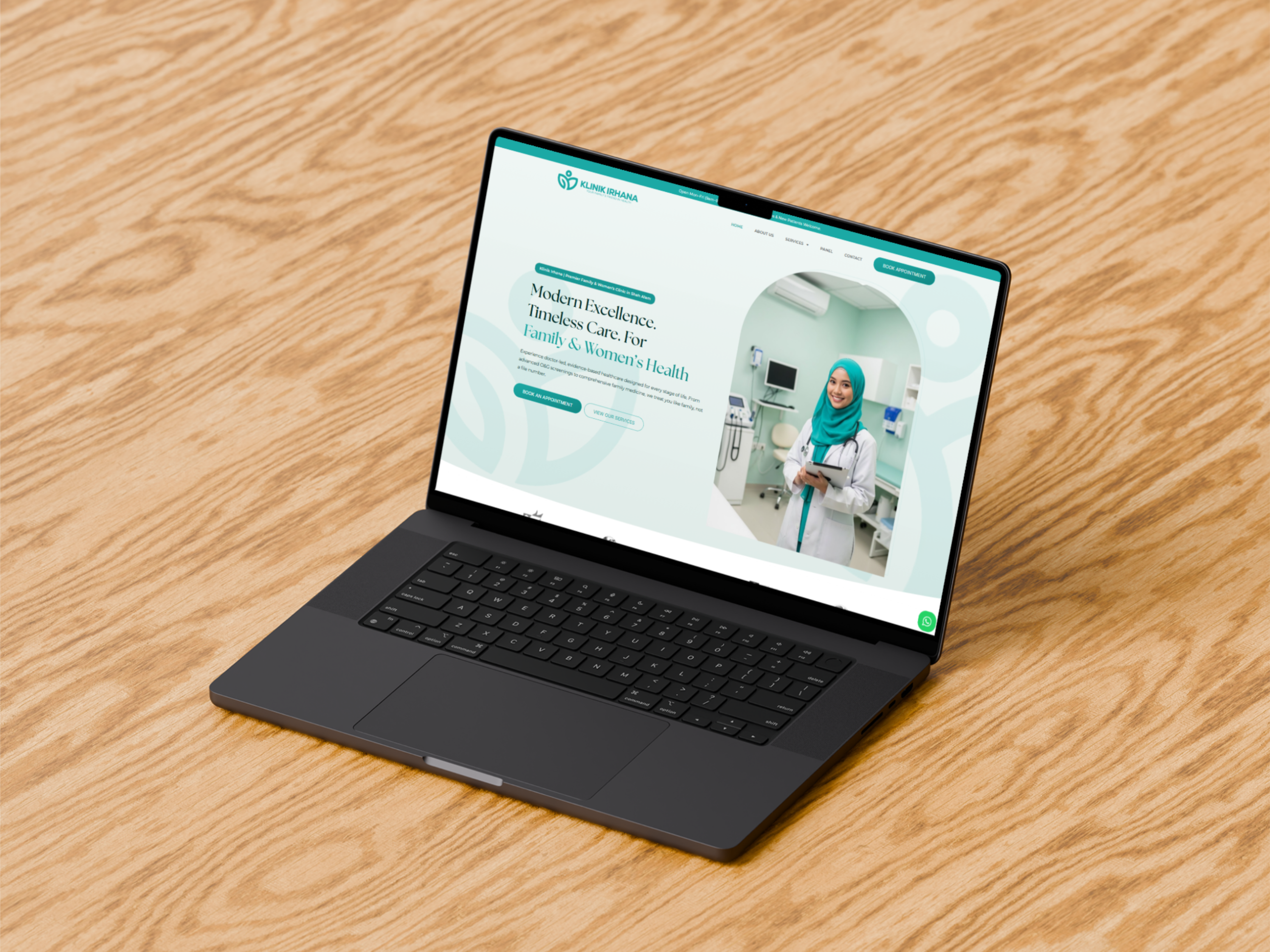 Klinik Irhana — Website Design Case Study