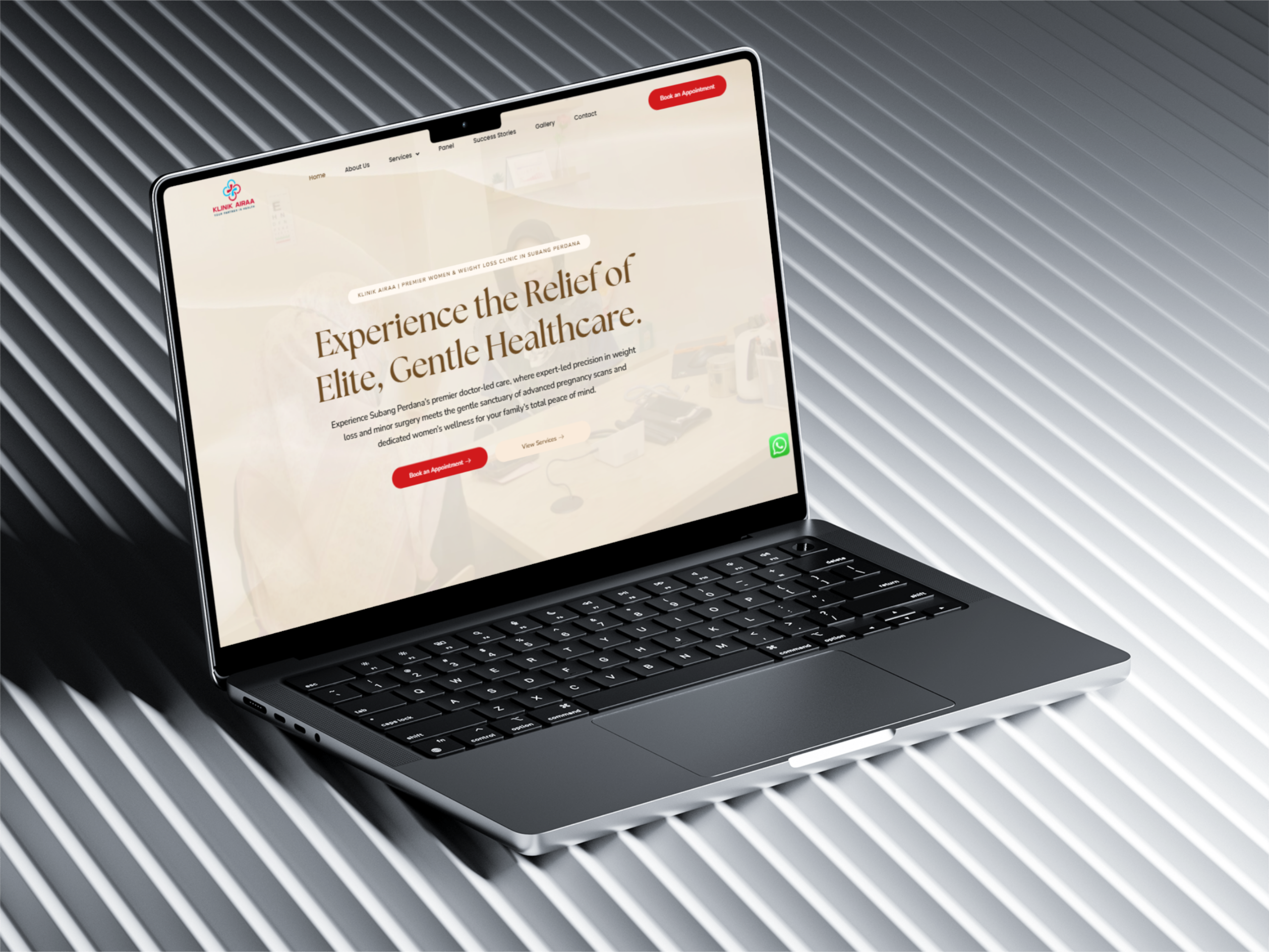 Klinik Airaa — Website Design Case Study