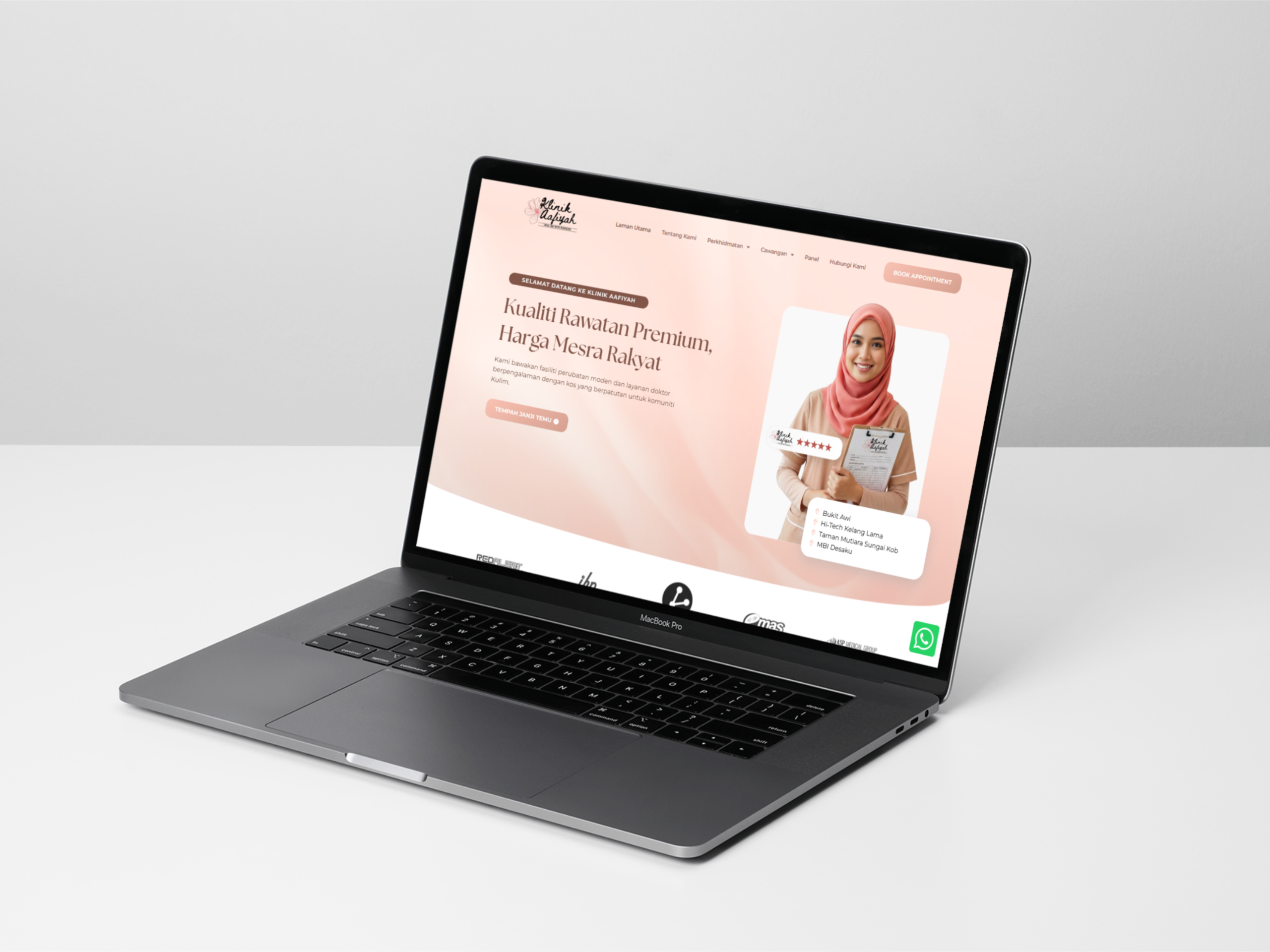 Klinik Aafiyah — Website Design Case Study