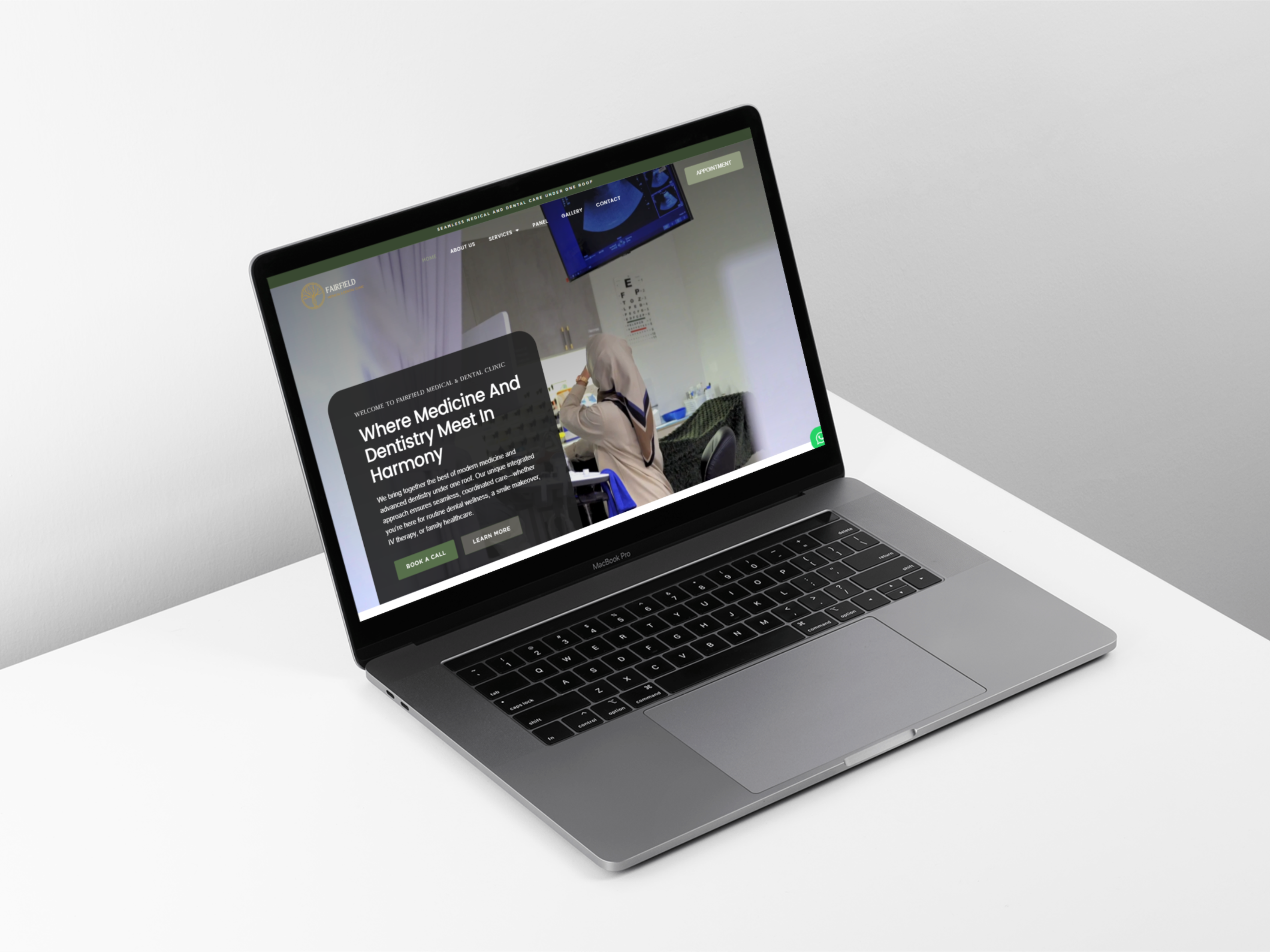Fairfield Medical & Dental Clinic — Website Design Case Study