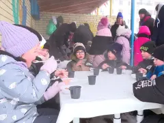 Юные нижнекамцы прошли квест с&nbsp;полевыми испытаниями и&nbsp;кашей из&nbsp;полевой кухни