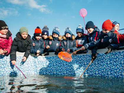 Юные хоккеисты стали участниками уникальной природоохранной акции