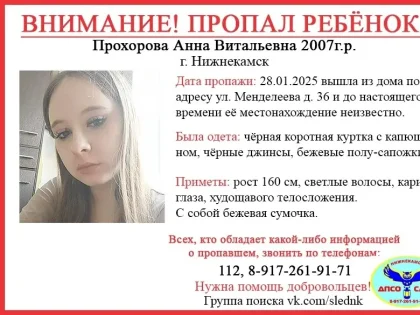 В Нижнекамске больше месяца разыскивают пропавшую девушку-подростка