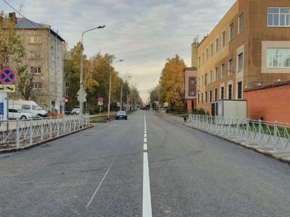 В Казани завершили ремонт ул. Гагарина