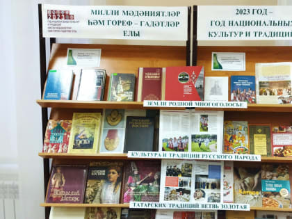 Книжная выставка «2023 год - Год национальных культур и традиций»