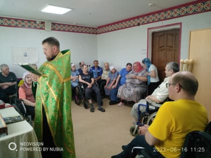 Священнослужитель Чистопольского благочиния совершил молебен в доме- интернате для престарелых и инвалидов "Юлдаш"