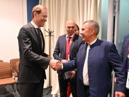 Рустам Минниханов обсудил с Денисом Мантуровым развитие промсектора Татарстана