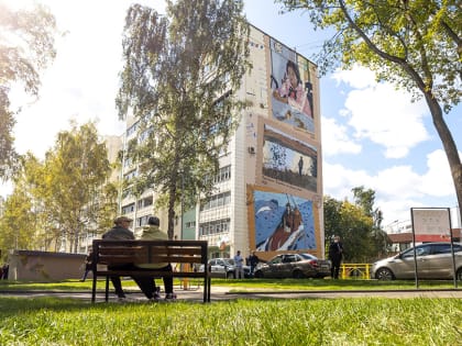 В Московском районе Казани благоустроили двор с учетом потребностей слабовидящих горожан