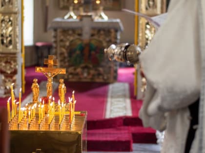 Богослужения Троицкой родительской субботы состоялись в храме духовной школы