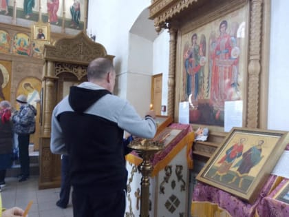 На Светлой седмице храм св.бесср.Космы и Дамиана пгт.Камские Поляны посетили подопечные дома-интерната