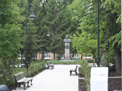 Завершилось благоустройство сквера Котельникова в Казани