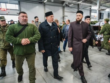 Муфтий Татарстана встретился с мобилизованными республики