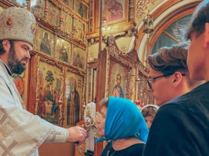 Слово епископа Мефодия во вторник 10-й седмицы по Пятидесятнице в Свято-Троицком храме города Лениногорска