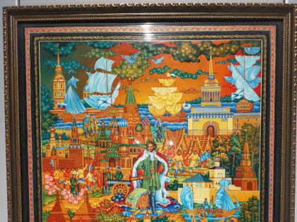 Путин, Шойгу, Минниханов и Шаймиев в Палеха: в «Хазинэ» открылась выставка Юрия Павлова