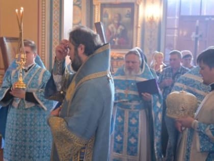 Слово епископа Мефодия в день празднования иконы Божией Матери «Умиление» в Кафедральном соборе Альметьевска