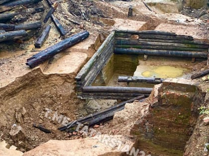 На улице Московской в Казани обнаружили старинные постройки