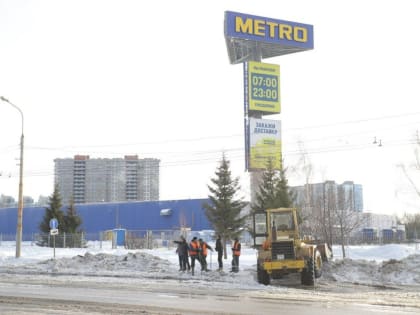 В Казани устранили течь на улице Вахитова