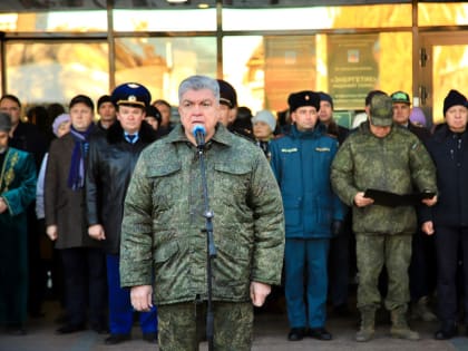 В Набережных Челнах прошла отправка мобилизованных на военную службу