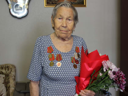 Юбилей отмечает ветеран Великой Отечественной войны