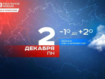Облачная погода и снег в Татарстане