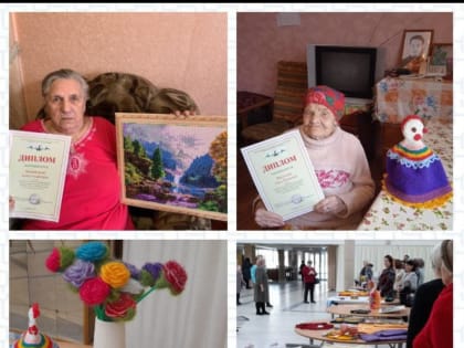 Проект «Социальный друг» привлек одиноких пожилых к участию в выставке творческих работ