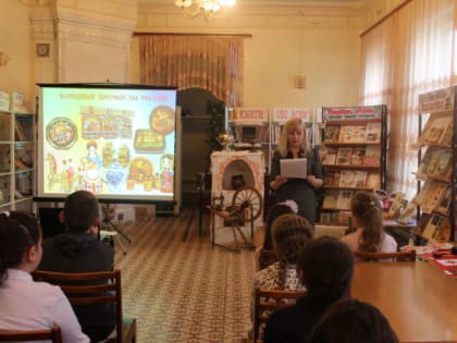 В Тетюшах в Детской библиотеке провели конкурсную программа «Сокровища народной культуры»