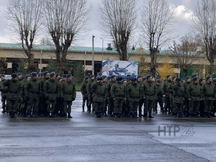 Очередной эшелон мобилизованных отправили из Казани на место дислокации