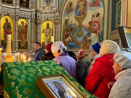 В день памяти преподобного Сергия Радонежского в Кафедральном соборе Альметьевска прошла Божественная литургия