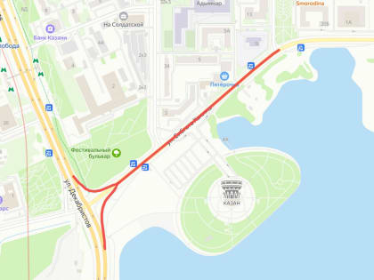 В Казани в День России перекроют движение по улице Сибгата Хакима