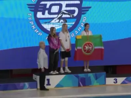 Спортсменка из Нижнекамского района взяла «бронзу» на международном турнире по плаванию