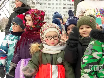 В нижнекамском детском саду устроили колядки